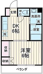 間取図画像 1DK