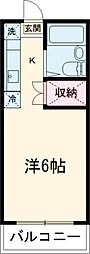 京王相模原線 京王多摩センター駅 バス8分 落合6丁目下車 徒歩2分の賃貸マンション 1階1Kの間取り
