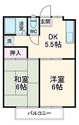 間取図画像 2DK