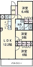 名古屋市営桜通線 丸の内駅 徒歩5分の賃貸マンション 13階3LDKの間取り