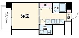 名古屋市営桜通線 吹上駅 徒歩4分の賃貸マンション 4階1Kの間取り