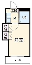 間取図画像 1K