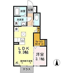 間取図画像 1LDK