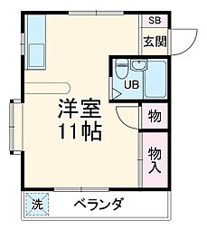 間取図画像 ワンルーム
