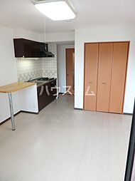 オンディーヌ花の木 101 1階ワンルームのリビング/ダイニング