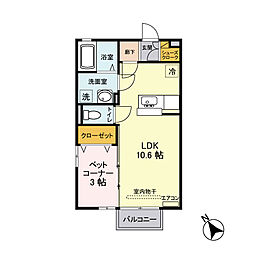 間取図画像 1LDK
