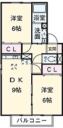 間取図画像 2DK