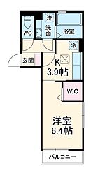 名鉄名古屋本線 知立駅 徒歩4分の賃貸アパート 1階1Kの間取り