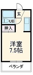 間取図画像 1K