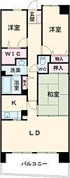 ＲＭII高崎 6階3LDKの間取り