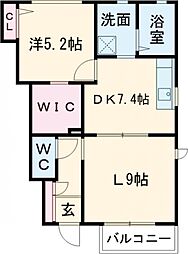 間取図画像 2DK