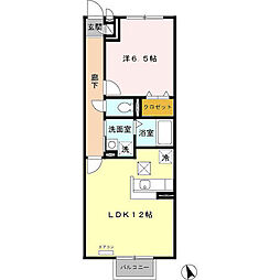 間取図画像 1LDK