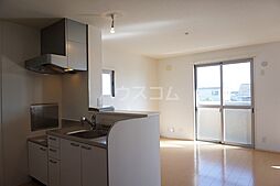 近鉄名古屋線 富吉駅 徒歩20分の賃貸アパート 3階2LDKのリビング/ダイニング