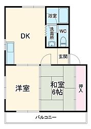 間取図画像 2DK