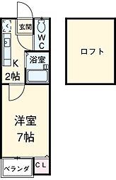 間取図画像 1K