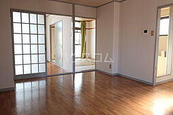 名古屋市営名港線 六番町駅 徒歩11分の賃貸アパート 3階2LDKのリビング/ダイニング