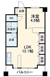 間取図画像 1LDK