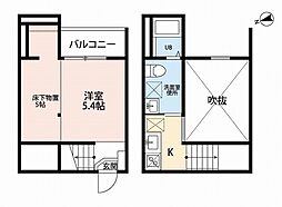 Lumiere　IV 105 1階1Kの間取り