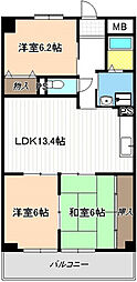 みず貴 3LDKの間取図画像