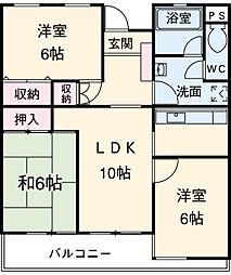 間取図画像 3LDK