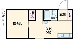 間取図画像 1DK
