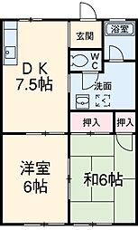 間取図画像 2DK
