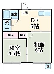 間取図画像 2DK