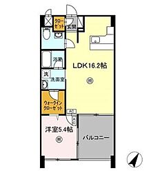 セントラル・プレイス那覇新都心 1LDKの間取図画像
