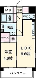 名古屋市営桜通線 高岳駅 徒歩2分の賃貸マンション 7階1LDKの間取り