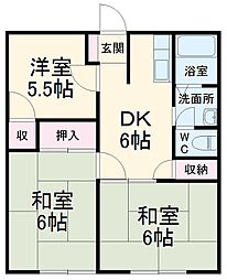 間取図画像 3DK