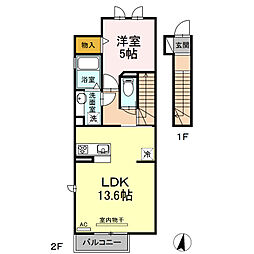 間取図画像 1LDK