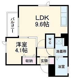 間取図画像 1LDK