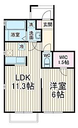 間取図画像 1LDK