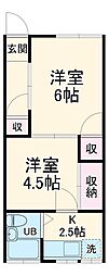 間取図画像 2K