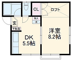 間取図画像 1DK