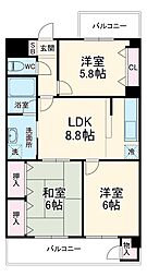 間取図画像 3LDK