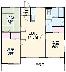 間取図画像 3LDK
