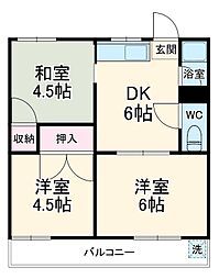 間取図画像 3DK