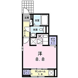 間取図画像 ワンルーム