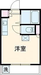 メゾンニッセイ経堂 2階1Kの間取り