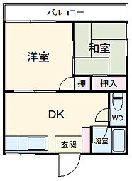 間取図画像 2DK