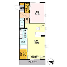 間取図画像 1LDK