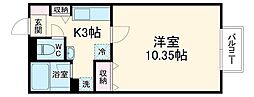 間取図画像 1K