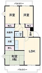 間取図画像 3LDK