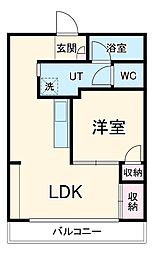 間取図画像 1LDK