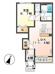 間取図画像 1LDK