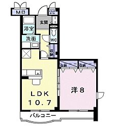 間取図画像 1LDK