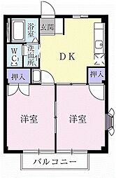 間取図画像 2DK