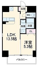 名古屋市営名城線 ナゴヤドーム前矢田駅 徒歩4分の賃貸マンション 3階1LDKの間取り