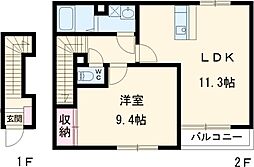 間取図画像 1LDK